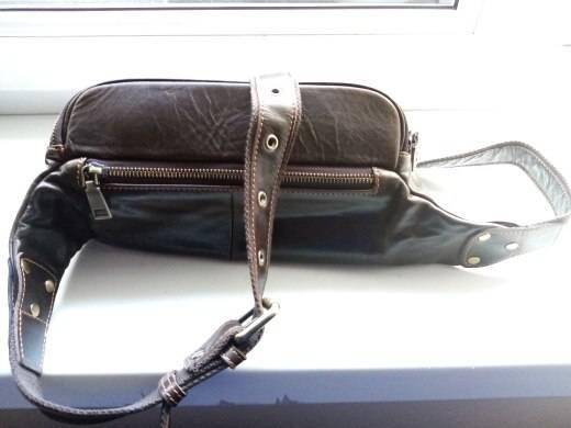 Chest Bag Genuine Leather Men Shoulder Messenger Belt Bags Casual Waist ...